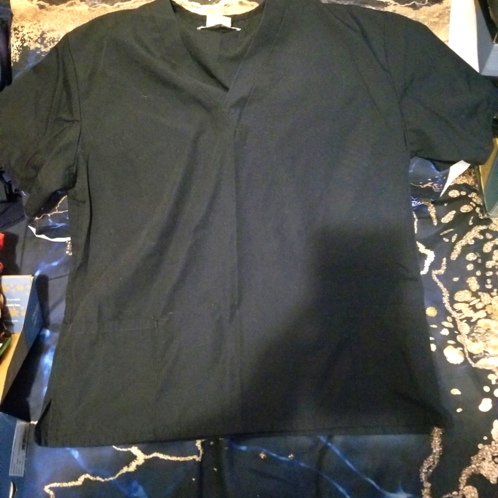 Navy blue uniform shirt